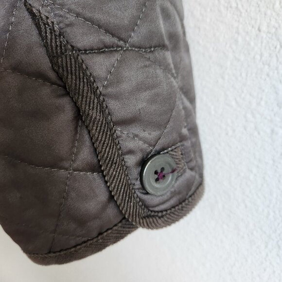 Boden Quilted Brown Jacket - Picture 6 of 9